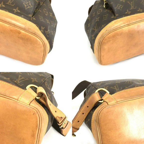 Auth Louis Vuitton Monogram Montsouris GM Backpack - Picture 8 of 12